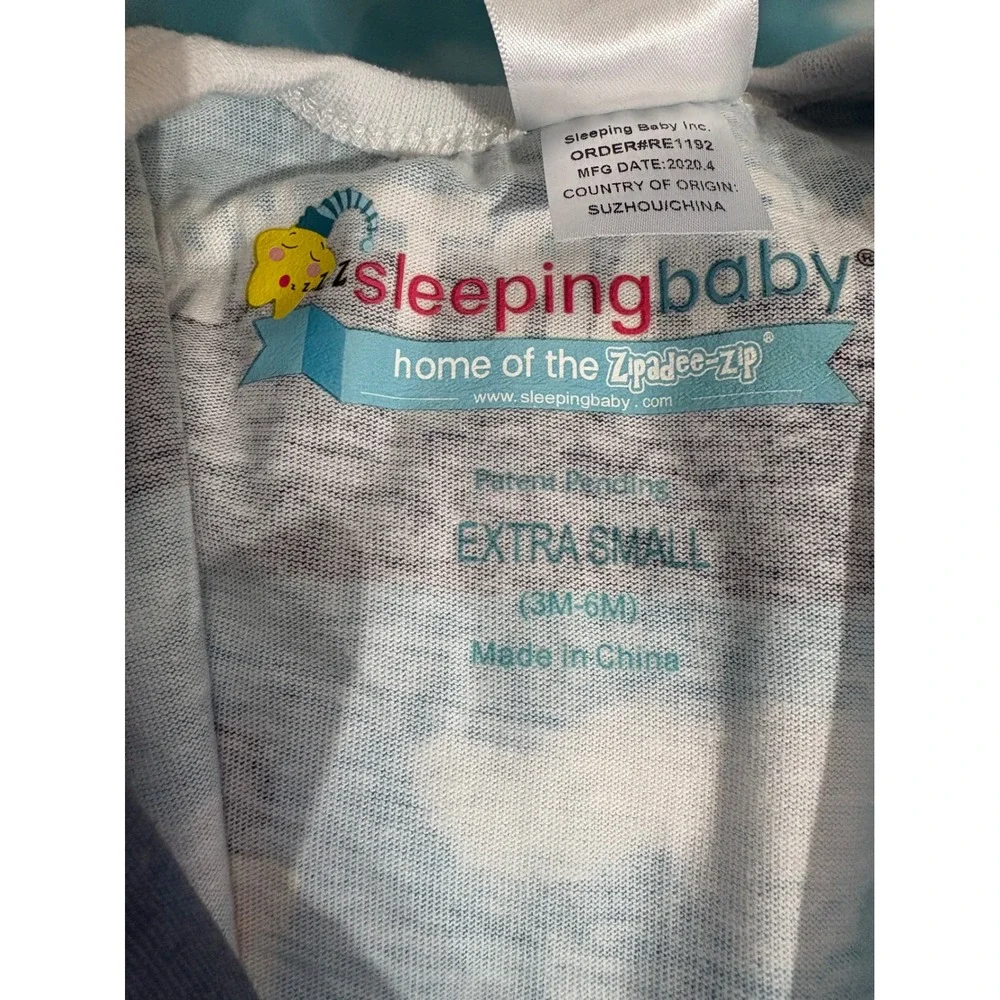 3 Sleeping Baby Zipadee-Zip Swaddle Transition I Dig You Construct  3M-6M XS NEW